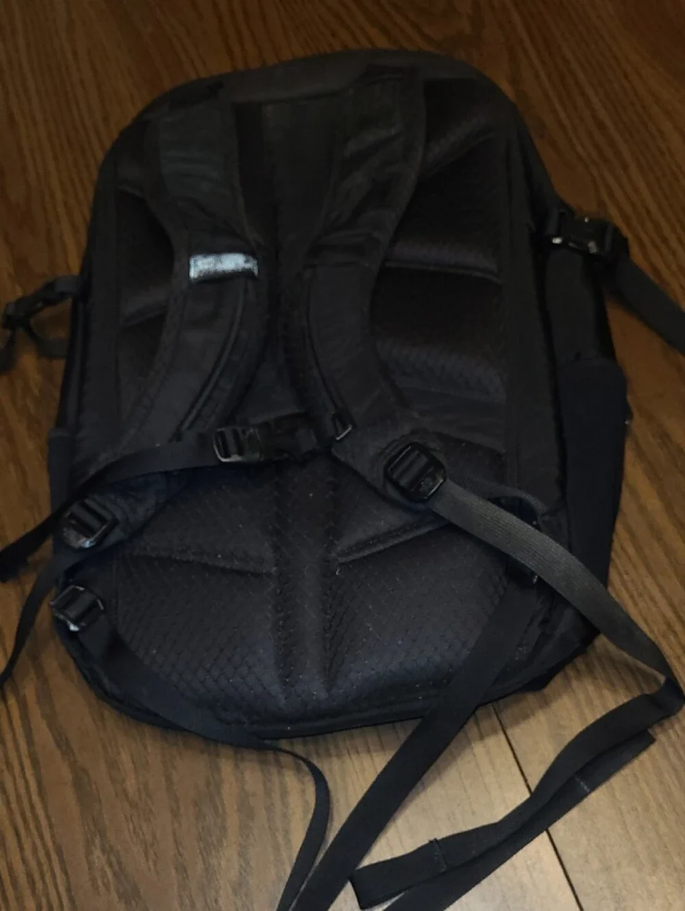 The North Face Black Solid State Backpack With Rose Gold Logo